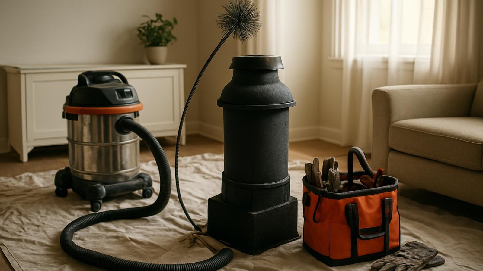 Practical chimney sweep & inspection in Hingham